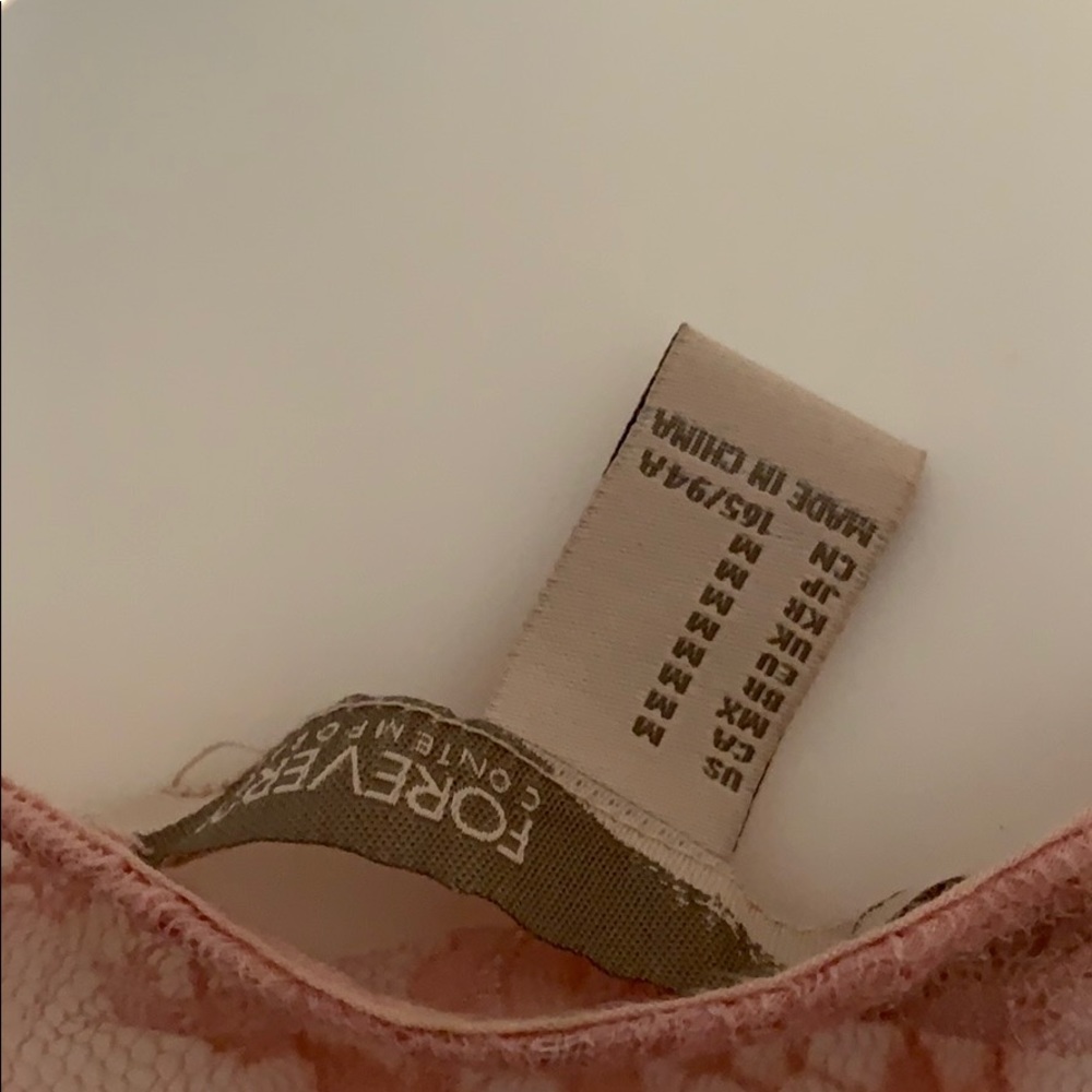Pink Floral Lace Sheer Shirt - Picture 5 of 6